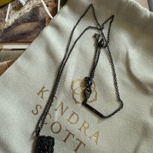 Kendra Scott Black Necklace